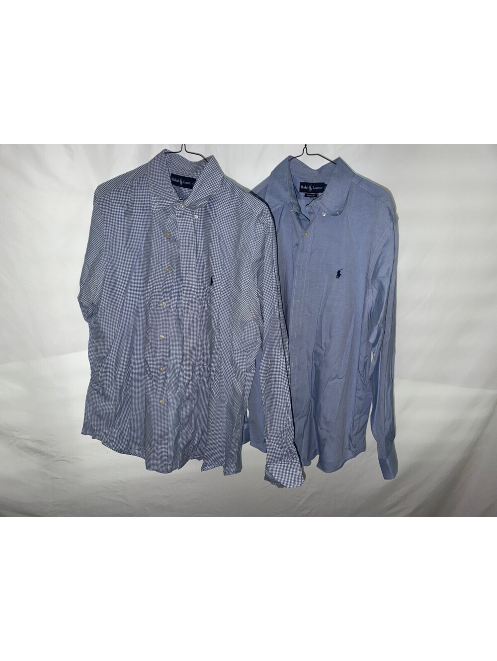Ralph Lauren Men's Button-Down Dress Shirts - Set of 2, Size 16 1/2 34/35